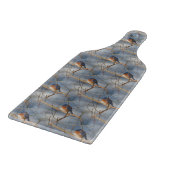 Winter Bluebird Nattern Pattern Schneidebrett (Ecke)
