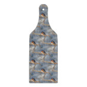 Winter Bluebird Nattern Pattern Schneidebrett (Vorderseite)