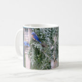 Winter Bluebirds Tasse (Vorderseite Links)