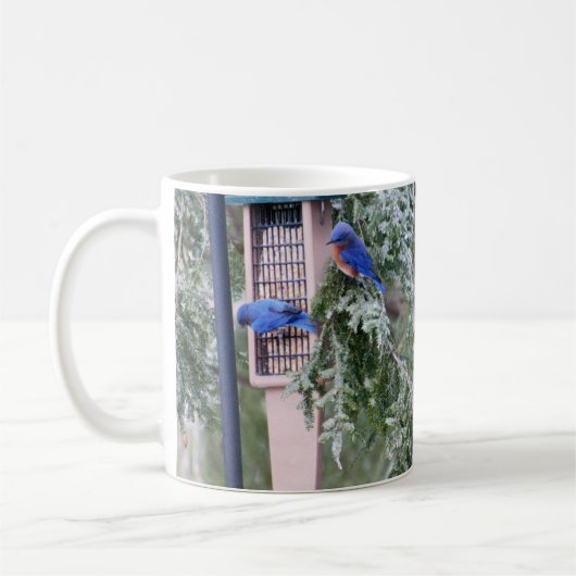 Winter Bluebirds Tasse (Links)