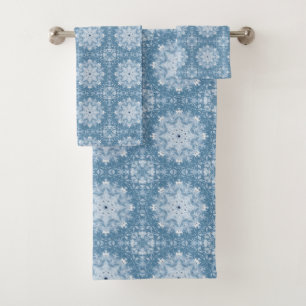 Winter-Blues Badhandtuch Set