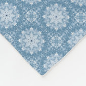 Winter-Blues Fleecedecke (Ecke)