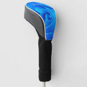 Winter Blues Golf Head Cover Headcover (angewinkelt)