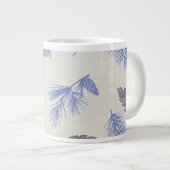 Winter Blues Jumbo-Tasse (Vorderseite Rechts)