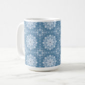 Winter-Blues Kaffeetasse (Vorderseite Links)