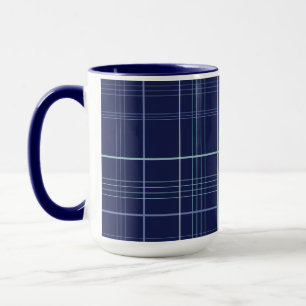 Winter-Blues-Karodecke Tasse