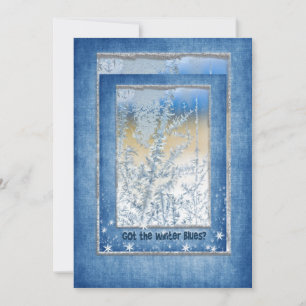 Winter Blues Party Einladung