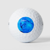 Winter Blues Personalisiert Golf Balls Golfball (Vorderseite)