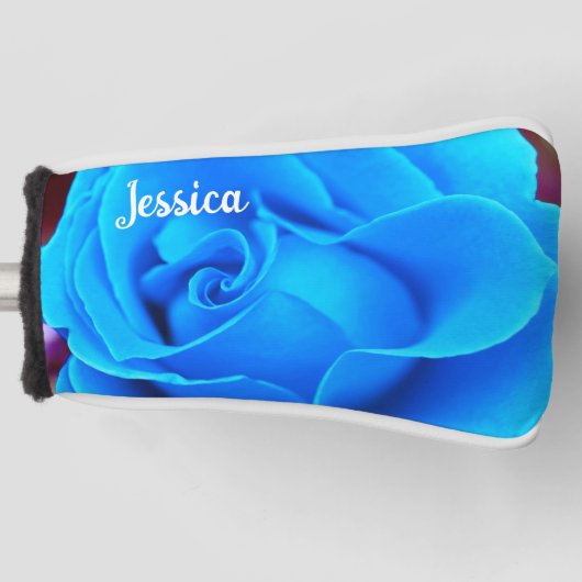 Winter Blues Personalisiert Putter Cover Golf Headcover (Vorderseite)