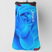 Winter Blues Personalisiert Putter Cover Golf Headcover (Rotieren 90)