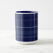 Winter Blues Plaid Tasse (Zentrum)
