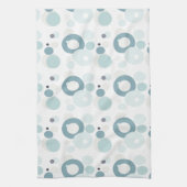 Winter-Blues-Polka-Punkte Handtuch (Vertikal)