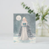 Winter Blues Postcard Postkarte (Stehend Vorderseite)