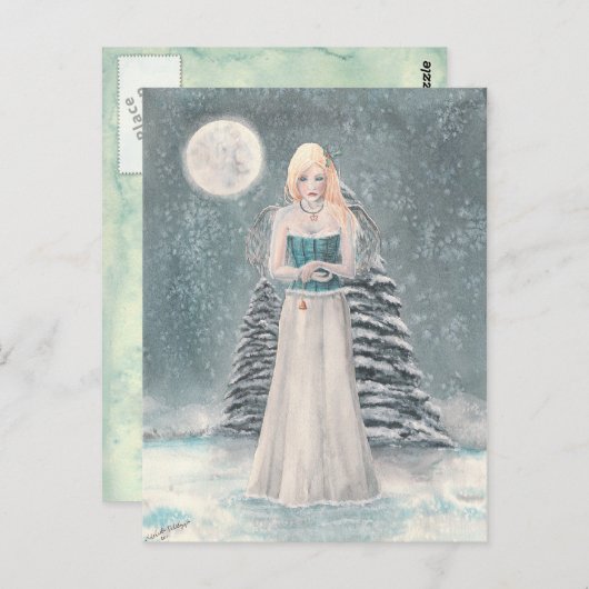 Winter Blues Postcard Postkarte (Vorne/Hinten)