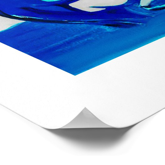 Winter-Blues Poster (Ecke)