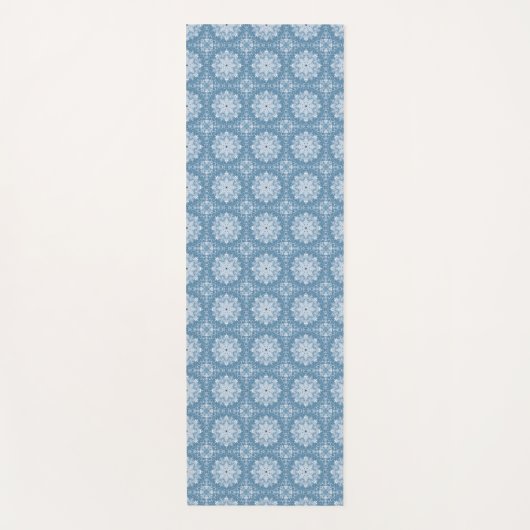 Winter-Blues Yogamatte (Vorderseite)