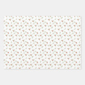 Winter-Blume, Berries und Folies Geschenkpapier Set (Vorderseite 3)