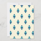 Winter-Blume Hochzeiten Einladung (Rückseite)