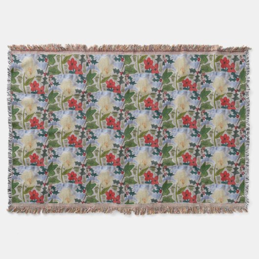 Winter Blume & Holly Decke (Vorderseite)