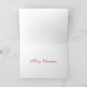 Winter Blume & Holly Feiertagskarte (Innenseite)