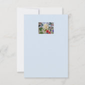 Winter-Blume & Holly-Flat-Card Karte (Rückseite)