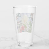 Winter Blume & Holly Glas (Rückseite)