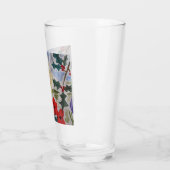 Winter Blume & Holly Glas (Links)