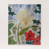 Winter Blume & Holly Jigsaw Puzzle (Vertikal)