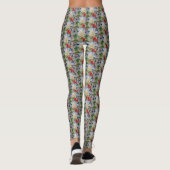Winter Blume & Holly Leggings (Rückseite)