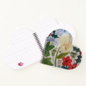 Winter Blume & Holly Notizblock (Innenseite)