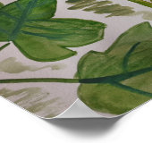 Winter Blume & Holly Poster (Ecke)