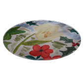 Winter Blume & Holly Schneidebrett (Ecke)