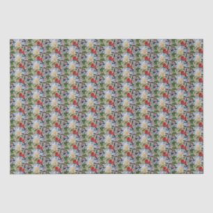 Winter Blume & Holly Seidenpapier