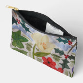 Winter Blume & Holly Zubehörtasche (Offen)