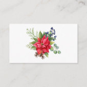 Winter-Blume Kinderdusche Windelwaschmaschine Begleitkarte (Rückseite)