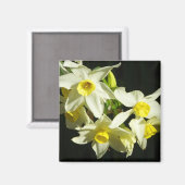Winter-Blume Magnet (Vorderseite/Rückseite)