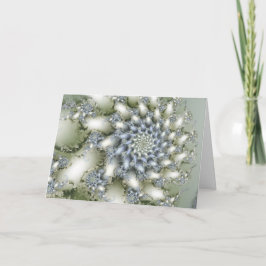 Winter-Blume mit den Grüßen der Saison Feiertagskarte