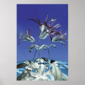 Winter-Blume Poster (Vorne)