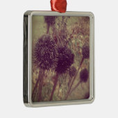 Winter Blume Seedpods Silbernes Ornament (Rechts)