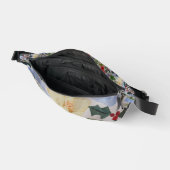 Winter-Blume und Holly-Bum-Bag Bauchtasche (Offen)
