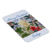 Winter Blume & Weihnachten Magnet (Rechte Seite)