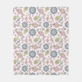 Winter-Blumen in der rosa Decke