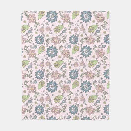 Winter-Blumen in der rosa Decke (Vorderseite)