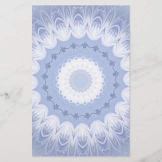 Winter-Blumen-Kaleidoskop Briefpapier