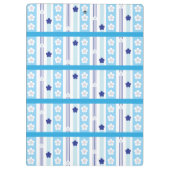 Winter-Blumen Klemmbrett (Rückseite)