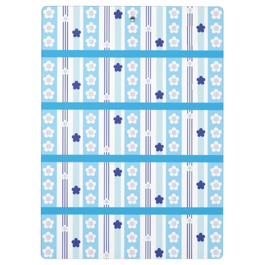 Winter-Blumen Klemmbrett (Rückseite)