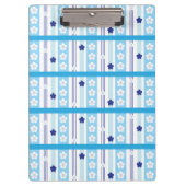 Winter-Blumen Klemmbrett (Vorderseite)