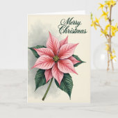 Winter-Blüten-Weihnachtskarte Karte (Gelbe Blume)