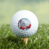 Winter-Blütenkomposition Golfball (Insitu T-Shirt)