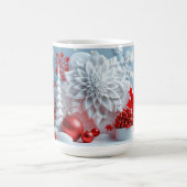 Winter-Blütenkomposition Kaffeetasse (Mittel)